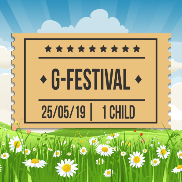 G-Festival 2019, Saturday 25th, Child Ticket